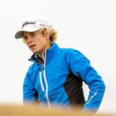 Blairgowrie's Connor Graham in action during this year's Scottish Amateur Championship at Murcar Links. Picture: Scottish Golf