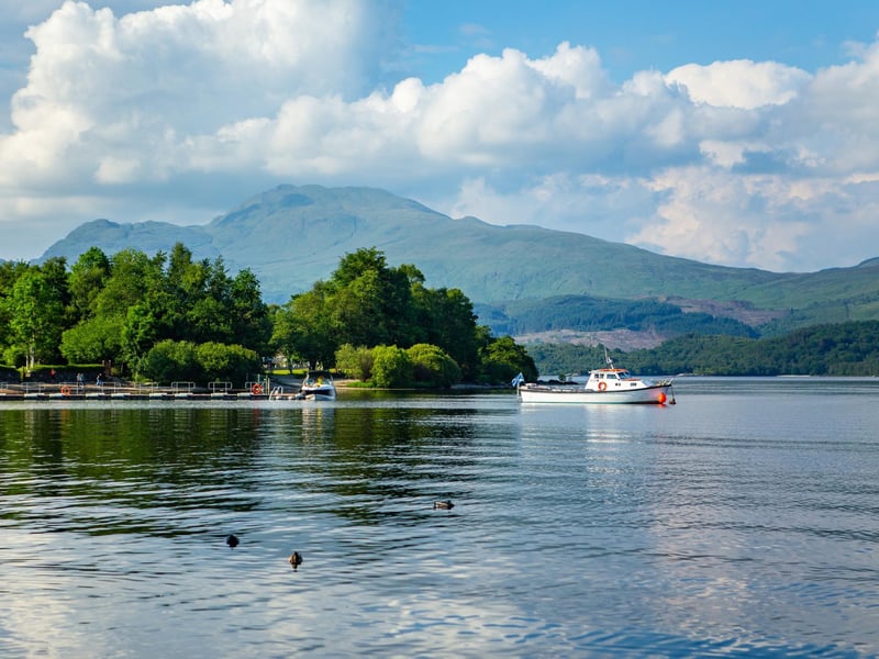 Loch Lomond is famous (partly for the song popularised by Runrig) but also for being the largest expanse of freshwater in the United Kingdom, measuring 22.6 miles in length.