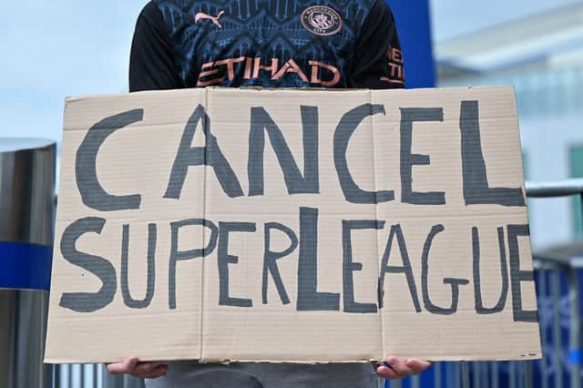 Manchester City are out of the Super League question.