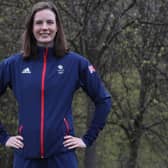 Kathleen Dawson pictured at the University of Stirling after being kitted out in the Team GB Olympic tracksuit. Picture: Ian MacNicol/Getty Images