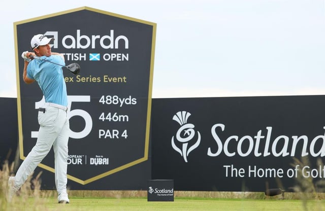 Grant Forrest is handily-placed heading into the final two rounds of the abrdn Scottish Open at The Renaissance Club. Picture: Andrew Redington/Getty Images.