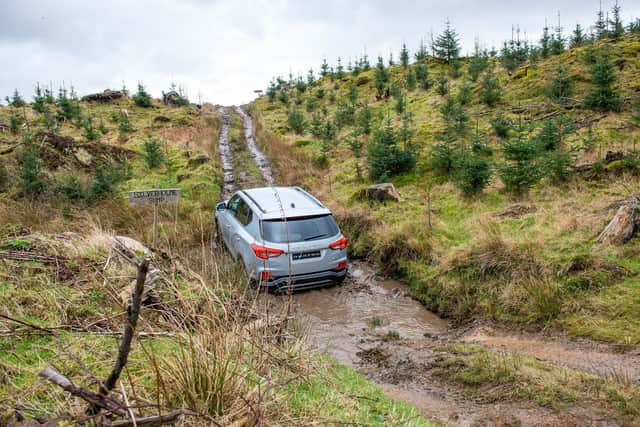 The Rexton is impressively capable off road