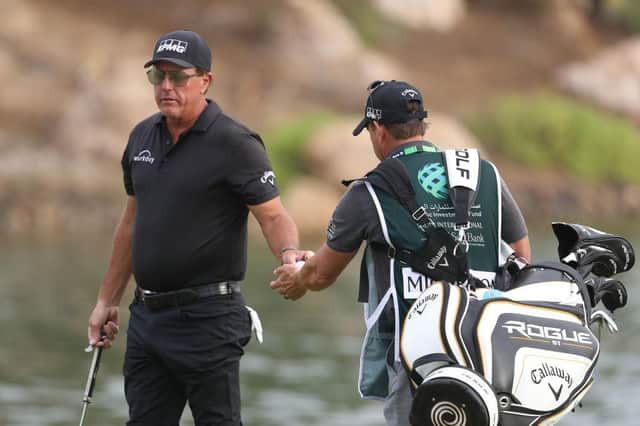 Phil Mickelson pictured during the recent PIF Saudi International at Royal Greens Golf & Country Club in KIng Abdullah Economic City. Picture: Oisin Keniry/Getty Images.