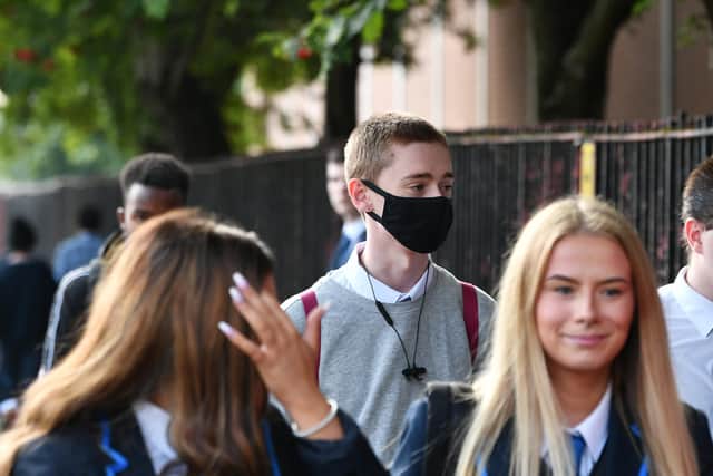 Pupils returning to Glasgow's Holyrood High School