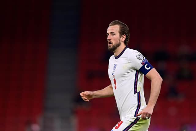England captain Harry Kane will be crucial to his country's hopes of winning the European Championship on home soil. (Photo by Mattia Ozbot/Getty Images)