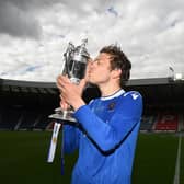 Murray Davidson with the Scottish Cup trophy that offered him special closure after injury counted out the Perth stalwart from the only previous two trophy successes in the club's history. (Photo by Rob Casey / SNS Group)