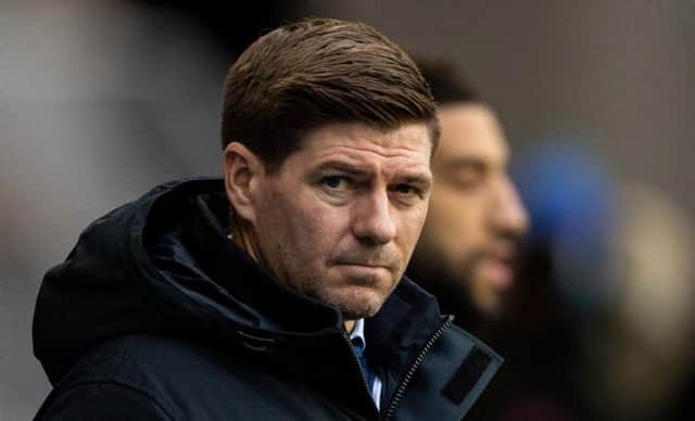 Rangers manager Steven Gerrard will hope to sustain his team's current momentum in the title race as they face a testing run of January fixtures. (Photo by Ross MacDonald / SNS Group)