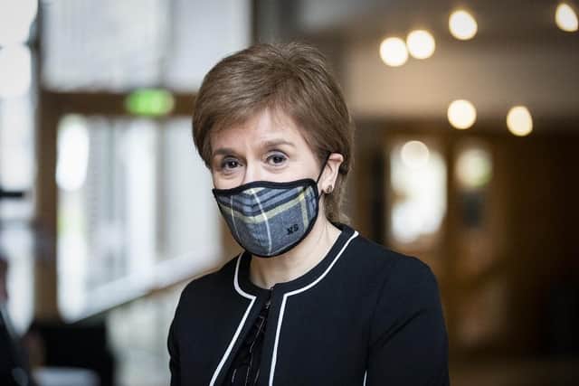 First Minister of Scotland, Nicola Sturgeon, was asked for her reaction to the publication of care home death figures.