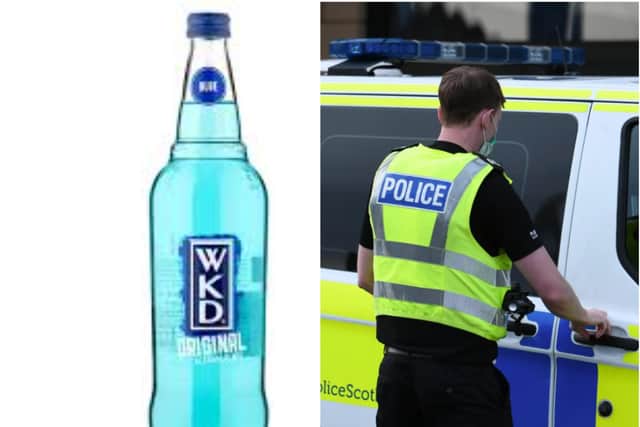 Caledonian Bottlers: £280,000 worth of Blue WKD stolen on the backs of tractors before one is found on fire