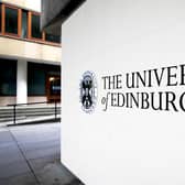 The University of Edinburgh sign. Picture: Jane Barlow/PA Wire