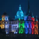 The landmark Scottish headquarters of Bank of Scotland/Lloyds Banking Group on The Mound, Edinburgh. Picture by Jane Barlow
