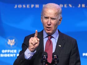 Joe Biden will become the first US president to have a stammer when he is sworn in on 20 January 2021. (Pic: Getty)