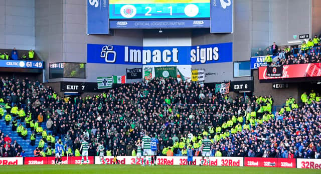 There will be no Celtic fans present at this weekend's derby clash against Rangers.
