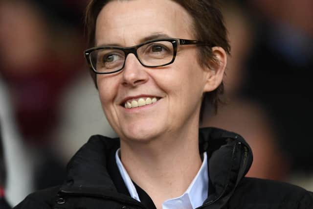 Hibs chief executive Leeann Dempster looks to be on the brink of a transfer to Queen's Park. Photo by Craig Williamson/SNS Group