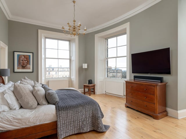 Exterior: The property benefits from ample zoned parking and easy access to Edinburgh’s public tram and bus networks.
Contact: Ellisons on 0131-381 5818
