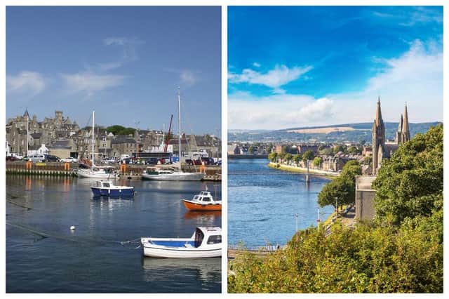 The Shetland Islands and Inverness have seen huge jumps in searches for property