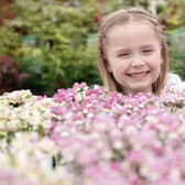 Paige Gallacher, age 5, from Penicuik, loves these blooms
