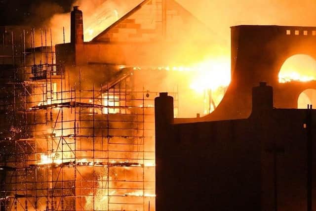 Restoration work after the first blaze was nearing completion when a second fire, in 2018, ravaged the GSA building.