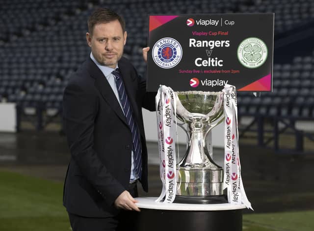 Michael Beale will lead Rangers out against Celtic in the Viaplay Cup final. (Photo by Alan Harvey / SNS Group)