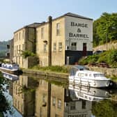 A pub on the Sowerby to Marsden stretch of the Rochdale canal