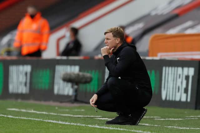 Eddie Howe. (Photo by Matt Dunham/Pool via Getty Images)