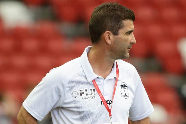 Gareth Baber is leaving Fiji to take up the position of "skills and assistant attack coach" at Edinburgh. Picture: Suhaimi Abdullah/Getty Images