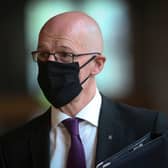 National 5 exams have already been cancelled in Scotland due to the Covid-19 pandemic but a decision on the more advanced tests have been given the provisional go-ahead by John Swinney. (Photo by Fraser Bremner - WPA Pool/Getty Images)