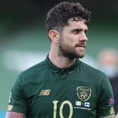 Republic of Ireland midfielder Robbie Brady has been linked with Celtic (Photo by LORRAINE O'SULLIVAN/POOL/AFP via Getty Images)