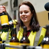 SNP leadership candidate Kate Forbes during a visit to the Cairngorm Brewery in Aviemore, part of her Skye, Lochaber and Badenoch constituency. Picture: Jane Barlow/PA Wire