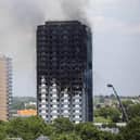 Grenfell Tower after the devastating fire in 2017. Image: Press Association.