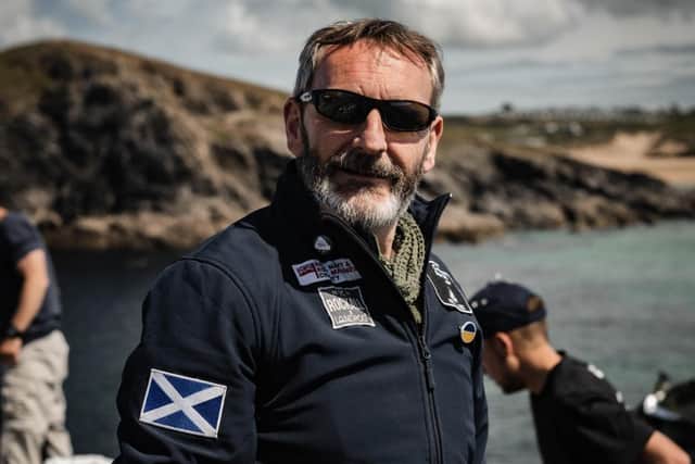 Adventurer, veteran and military trainer Cam Cameron, originally from Buckie, planned the Rockall challenge over lockdown. PIC: Rockall Expedition / RockallExped.com