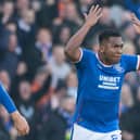 Rangers striker Alfredo Morelos cuts an animated figure during the Viaplay Cup final defeat to Celtic. (Photo by Paul Devlin / SNS Group)