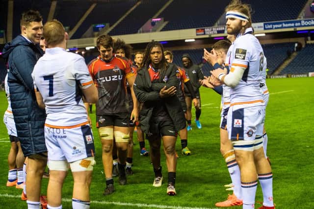 Edinburgh's players applaud Southern Kings after the match at BT Murrayfield back in January. Picture: Bill Murray SRU/SNS