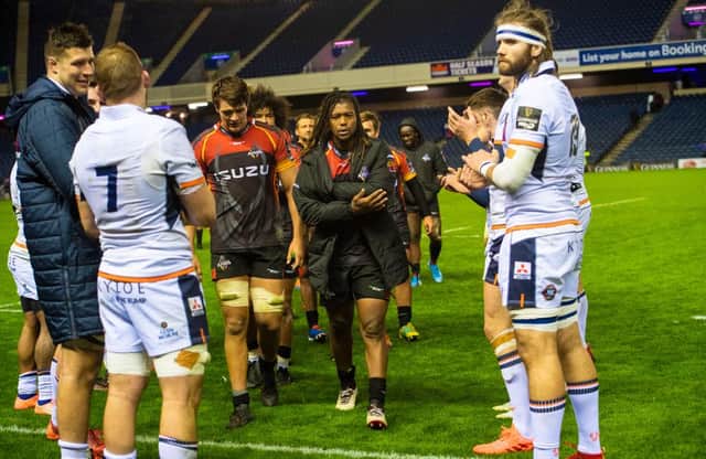 Edinburgh's players applaud Southern Kings after the match at BT Murrayfield back in January. Picture: Bill Murray SRU/SNS