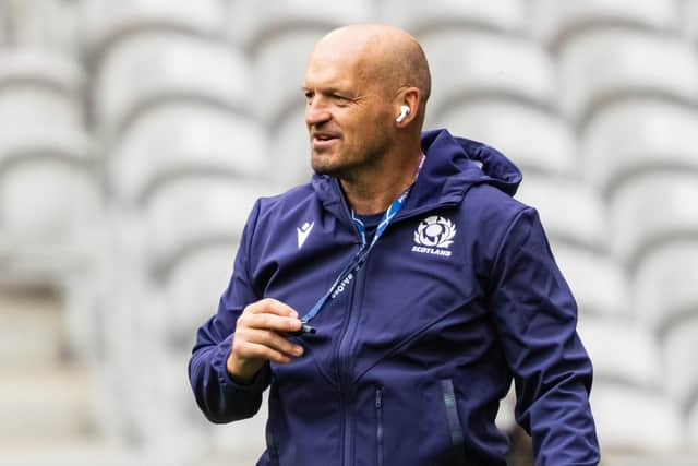 Scotland's head coach Gregor Townsend will name his squad for the 2024 Guinness Six Nations on Tuesday.   (Photo by SAMEER AL-DOUMY/AFP via Getty Images)