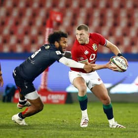 Finn Russell is nursing an Achilles injury. Picture: Steve Haag/PA Wire