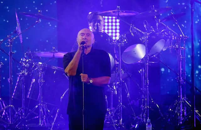 After being forced to retire years ago, Phil Collins has made a dramatic return to the stage. Picture: Mike Stobe/Getty Images