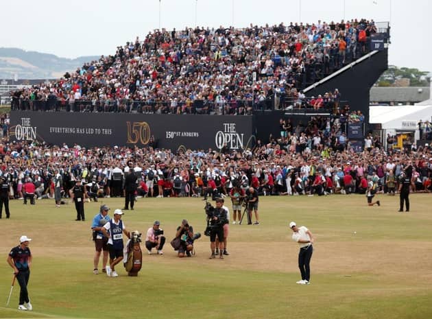 The 150th Open at St Andrews attracted record crowds of 290,000 and the milestone occasion didn't disappoint. Picture: Harry How/Getty Images.
