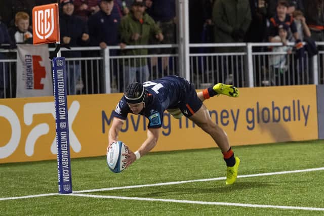 Darcy Graham has been in sparkling form but is likely to sit out Edinburgh's game with Zebre to prepare him for Scotland v Australia. (Photo by Mark Scates / SNS Group)
