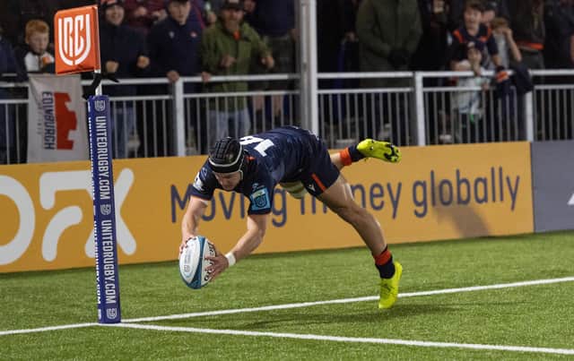 Darcy Graham has been in sparkling form but is likely to sit out Edinburgh's game with Zebre to prepare him for Scotland v Australia. (Photo by Mark Scates / SNS Group)