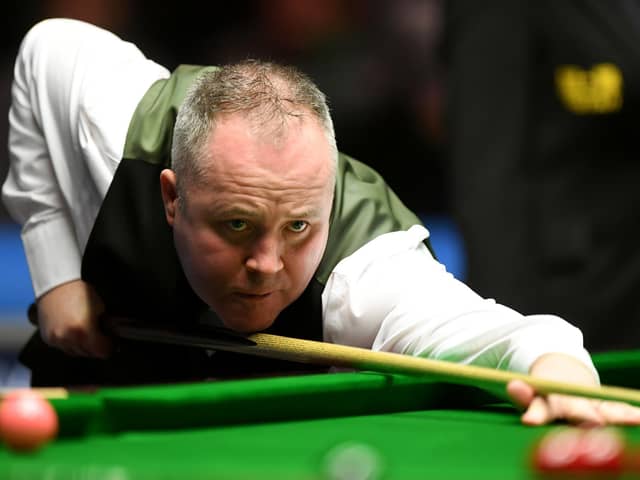 John Higgins recorded a 147 in the opening frame of the British Open in Leicester