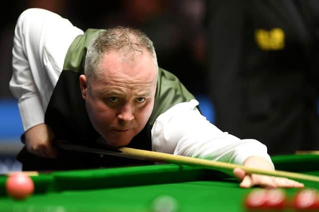 John Higgins recorded a 147 in the opening frame of the British Open in Leicester