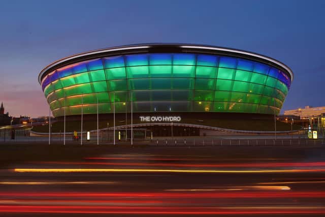 The OVO Hydro venue forms part of Glasgow’s Scottish Event Campus (SEC).