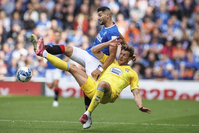 Showed what he can do when he does get the service by tucking in a one-two with Lawrence to ease the tension in Ibrox but still to often isolated up front. Now has  Morelos breathing down his neck for a start.