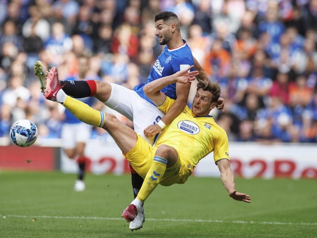 Showed what he can do when he does get the service by tucking in a one-two with Lawrence to ease the tension in Ibrox but still to often isolated up front. Now has  Morelos breathing down his neck for a start.