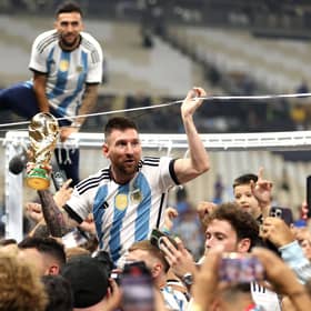 Argentina captain Lionel Messi finally got his hands on the World Cup after victory over France in the final.