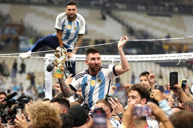 Argentina captain Lionel Messi finally got his hands on the World Cup after victory over France in the final.