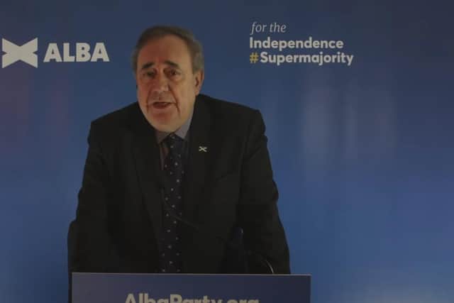 At a campaign launch beset with technical difficulties, Alex Salmond announced this afternoon that he had formed a new pro-independence party which would contest May’s Scottish Parliament election.