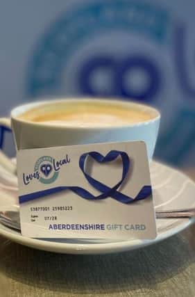 The gift card scheme encourages people to shop locally.