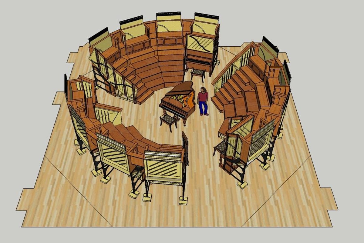 Premiere of Pianodrome at Edinburgh’s former Royal High School will have something for all ages and tastes.